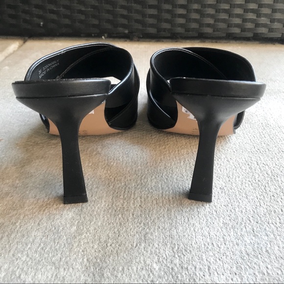 Square Toe Cross Strap Mules - Picture 4 of 11